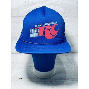 Vintage RC Cola Mesh Foam Hat Trucker SnapBack Royal Crown Soda Pop Cola